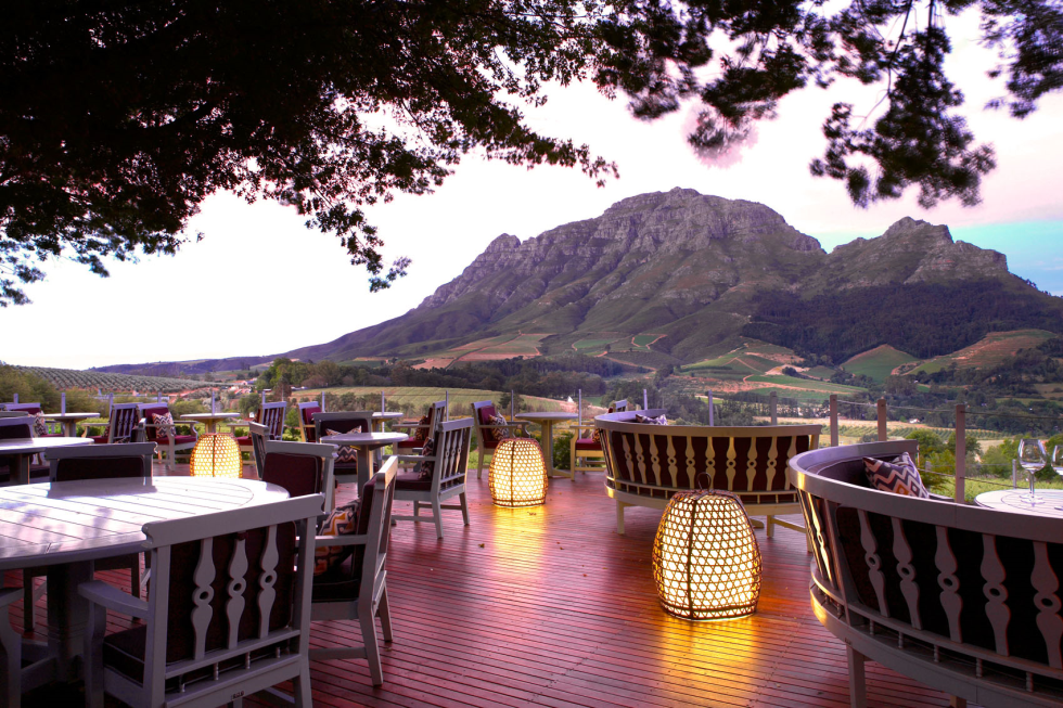 SA Winelands restaurant has been listed as one of the world’s best places to dine with a view